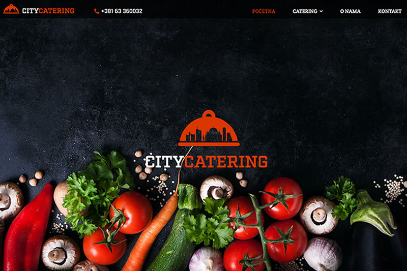 CityCatering - Web Design