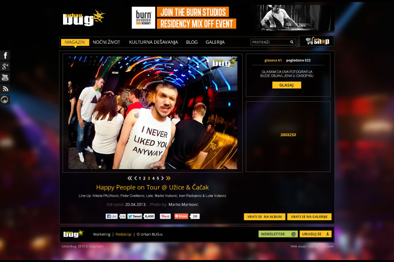 UrbanBug - Music Portal Custom Web Development